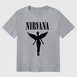 Футболка оверсайз мужская NIRVANA, цвет: меланж