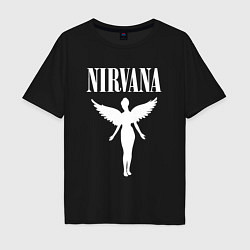 Футболка оверсайз мужская NIRVANA, цвет: черный