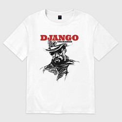 Футболка оверсайз мужская Django, цвет: белый