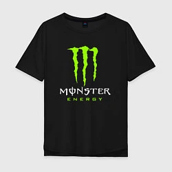 Футболка оверсайз мужская MONSTER ENERGY, цвет: черный