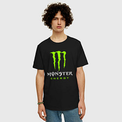 Футболка оверсайз мужская MONSTER ENERGY, цвет: черный — фото 2