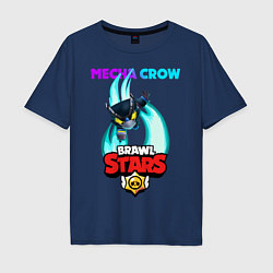 Мужская футболка оверсайз BRAWL STARS MECHA CROW