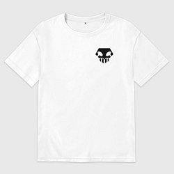 Футболка оверсайз мужская Bleach - 11-ый отряд спина, цвет: белый