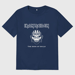 Футболка оверсайз мужская IRON MAIDEN Z, цвет: тёмно-синий