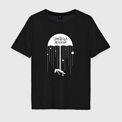 Футболка оверсайз мужская The umbrella academy, цвет: черный