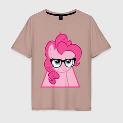 Футболка оверсайз мужская Pinky Pie hipster, цвет: пыльно-розовый