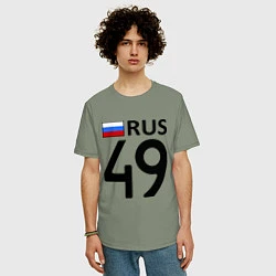 Футболка оверсайз мужская RUS 49, цвет: авокадо — фото 2