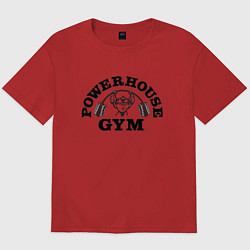 Футболка оверсайз мужская GYM, цвет: красный