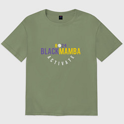 Футболка оверсайз мужская Black Mamba, цвет: авокадо