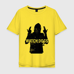 Футболка оверсайз мужская Watch dogs 2 Z, цвет: желтый