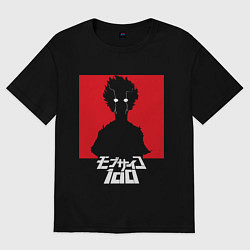 Футболка оверсайз мужская Mob psycho 100 Z, цвет: черный