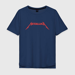 Футболка оверсайз мужская And Justice For All Metallica, цвет: тёмно-синий