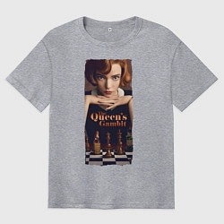 Футболка оверсайз мужская Ход королевы Z, цвет: меланж