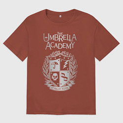 Футболка оверсайз мужская Академия Амбрелла, цвет: кирпичный