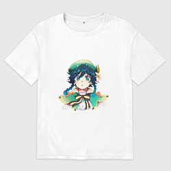 Футболка оверсайз мужская Венти, цвет: белый