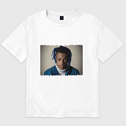 Футболка оверсайз мужская XXXTentacion, цвет: белый