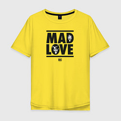 Футболка оверсайз мужская Mad love, цвет: желтый