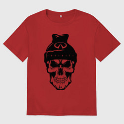 Футболка оверсайз мужская Infinity Инфинити Z, цвет: красный