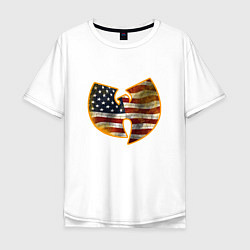 Футболка оверсайз мужская Wu-Tang USA, цвет: белый