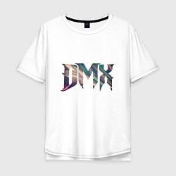 Футболка оверсайз мужская DMX Color, цвет: белый