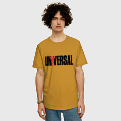 Футболка оверсайз мужская ANIMAL UNIVERSAL ЭНИМАЛ, цвет: горчичный — фото 2
