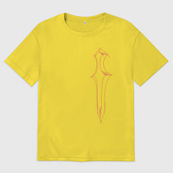 Футболка оверсайз мужская Weapon Shaman, цвет: желтый