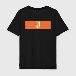 Футболка оверсайз мужская Juventus Tee Cut & Sew 2021, цвет: черный