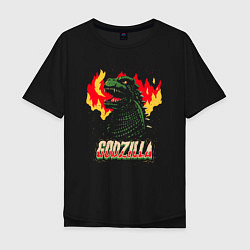 Мужская футболка оверсайз GODZILLA