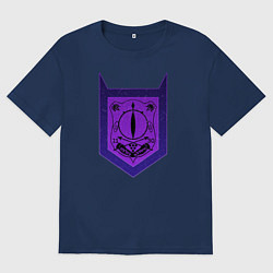 Футболка оверсайз мужская Babyls Demon School logo, цвет: тёмно-синий