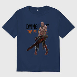 Футболка оверсайз мужская Dying light Зараженный, цвет: тёмно-синий