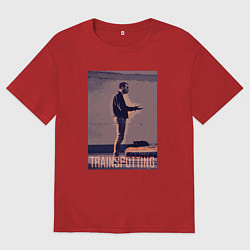 Футболка оверсайз мужская На игле - Дэнни Бойл, цвет: красный