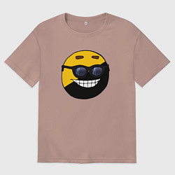 Футболка оверсайз мужская Анкап, цвет: пыльно-розовый