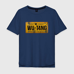 Футболка оверсайз мужская Wu-Tang - East Coast, цвет: тёмно-синий