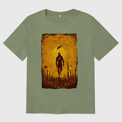 Футболка оверсайз мужская FREEMAN HALF-LIFE 2 Z, цвет: авокадо