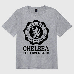 Футболка оверсайз мужская Chelsea FC: Emblem, цвет: меланж