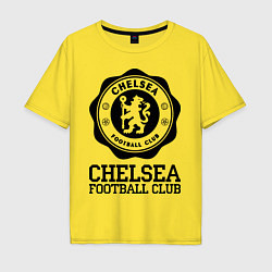 Футболка оверсайз мужская Chelsea FC: Emblem, цвет: желтый