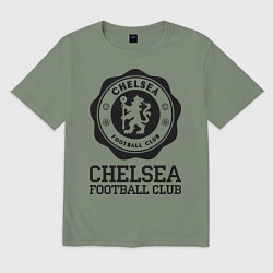 Футболка оверсайз мужская Chelsea FC: Emblem, цвет: авокадо