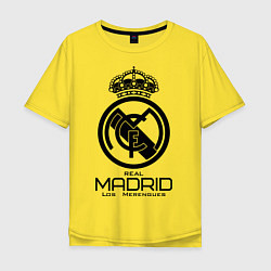 Футболка оверсайз мужская Real Madrid, цвет: желтый