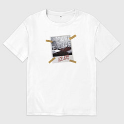 Футболка оверсайз мужская Я видел SCP 354!, цвет: белый