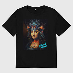 Футболка оверсайз мужская Джоки навсегда, цвет: черный