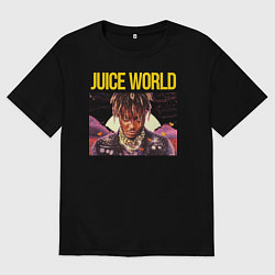 Футболка оверсайз мужская LEGENDS NEVER DIE WRLD, цвет: черный