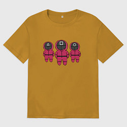 Футболка оверсайз мужская Pink Soldier в игре, цвет: горчичный