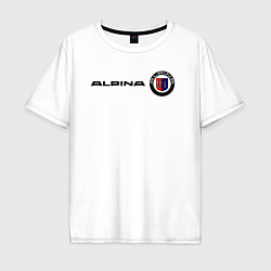 Футболка оверсайз мужская Alpina, цвет: белый