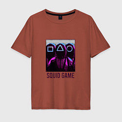 Мужская футболка оверсайз Squid Game Band