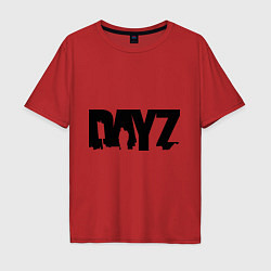 Футболка оверсайз мужская DayZ, цвет: красный