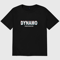 Футболка оверсайз мужская DYNAMO from Moscow, цвет: черный