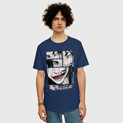 Футболка оверсайз мужская Кейсуке Токийские Мстители, цвет: тёмно-синий — фото 2