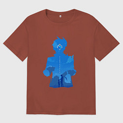 Футболка оверсайз мужская Чайльд Тарталья Tartaglia, цвет: кирпичный