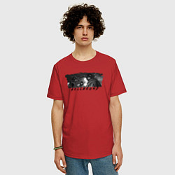 Футболка оверсайз мужская Существа Hellbound, цвет: красный — фото 2