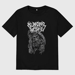 Футболка оверсайз мужская Municipal Waste - urban nightmare, цвет: черный